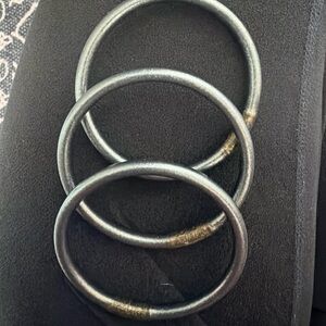 Authentic Budhagirl Dark Gray bracelets